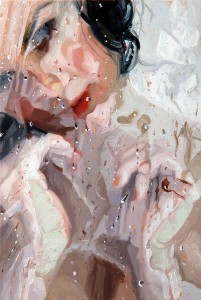 Alyssa  Monks -  <strong>Beginner</strong> (2013<strong style = 'color:#635a27'></strong>)<bR /> oil on panel, 
 12 x 8 inches 
(30.48 x 20.32 cm)