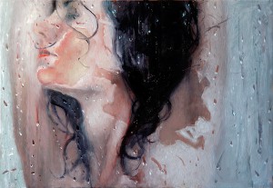 Alyssa  Monks -  <strong>Boundless</strong> (2013<strong style = 'color:#635a27'></strong>)<bR /> oil on panel, 
 11 x 16 inches 
(27.94 x 40.64 cm)