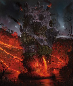 Fulvio  Di Piazza -  <strong>Pop Disaster</strong> (2011<strong style = 'color:#635a27'></strong>)<bR /> oil on canvas, 
 79 x 67 inches 
(200 x 170 cm)