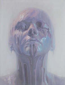 Ivan  Alifan -  <strong>Porcelain Body</strong> (2014<strong style = 'color:#635a27'></strong>)<bR /> oil on canvas, 
 24 x 18 inches 
(60.96 x 45.72 cm)
