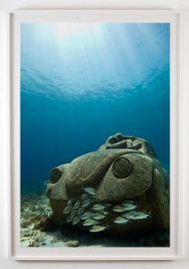 Jason  deCaires Taylor -  <strong>Anthroposcene</strong> (2012<strong style = 'color:#635a27'></strong>)<bR /> digital C print, 
 60 x 40 inches 
(152.4 x 101.6 cm) 
67 x 47 x 2.25 inches, framed, 
 Edition of 3