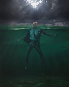 Joel Rea -  <strong>See Mee</strong> (2015<strong style = 'color:#635a27'></strong>)<bR /> oil on canvas
30 5/16 x 24 in. (77 x 61 cm)