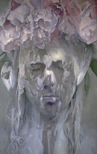 Ivan  Alifan -  <strong>White Lens</strong> (2014<strong style = 'color:#635a27'></strong>)<bR /> oil on canvas, 
 72 x 48 inches 
(182.88 x 121.92 cm)