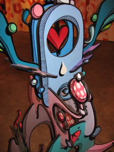 Highraff    -  <strong>Large Sculpture (detail)</strong> (<strong style = 'color:#635a27'></strong>)<bR /> Mixed Media Sculpture, 
 45 x 68 x 30 inches