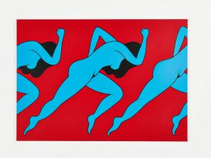 Parra   -  <strong>Lust</strong> (2014<strong style = 'color:#635a27'></strong>)<bR /> acrylic on canvas, 
 39.37 x 55.12 inches 
(100 x 140 cm)