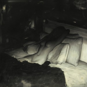 Sam Wolfe Connelly -  <strong>Coma</strong> (2015<strong style = 'color:#635a27'></strong>)<bR /> oil on canvas,
30 x 30 inches,
(76.2 x 76.2 cm)