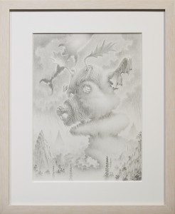 Fulvio di Piazza -  <strong>Alce</strong> (2016<strong style = 'color:#635a27'></strong>)<bR /> pencil on paper,
12 x 9 inches,
(30.5 x 23 cm),
framed: 16.5 x 13.5 inches,
(41.9 x 34.3 cm)