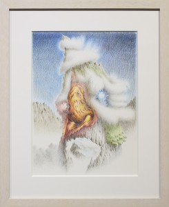 Fulvio di Piazza -  <strong>Magmanose</strong> (2016<strong style = 'color:#635a27'></strong>)<bR /> pencil on paper,
12 x 9 inches,
(30.5 x 23 cm),
framed: 16.5 x 13.5 inches,
(41.9 x 34.3 cm)