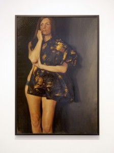Jennifer Gennari -  <strong>Emotion and Thought</strong> (2017<strong style = 'color:#635a27'></strong>)<bR /> oil on linen,
48 x 32 inches (framed),
$15,000