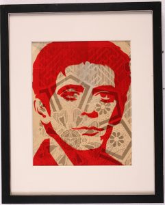 Shepard Fairey -  <strong>Lou Reed</strong> (2007<strong style = 'color:#635a27'></strong>)<bR /> rubylith small
12 x 15 inches