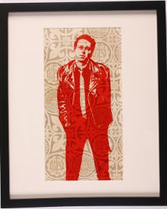 Shepard Fairey -  <strong>Joe Strummer</strong> (2007<strong style = 'color:#635a27'></strong>)<bR /> rubylith large
16 x 20 inches